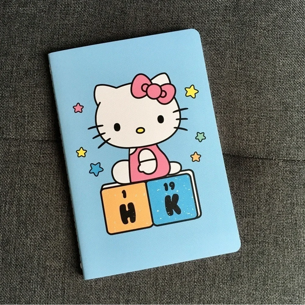 Hello Kitty “HK” Notebook, Blue, 80 lined pages